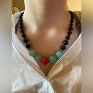 Bold Statement Piece Necklace - Handmade High Quality Beads!
